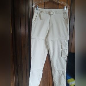 Outdoor Voices  Men's Cream Cargo Pants